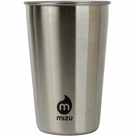  MIZU MIZU PARTY CUP SET (2) A/S Stainless w Black Print
