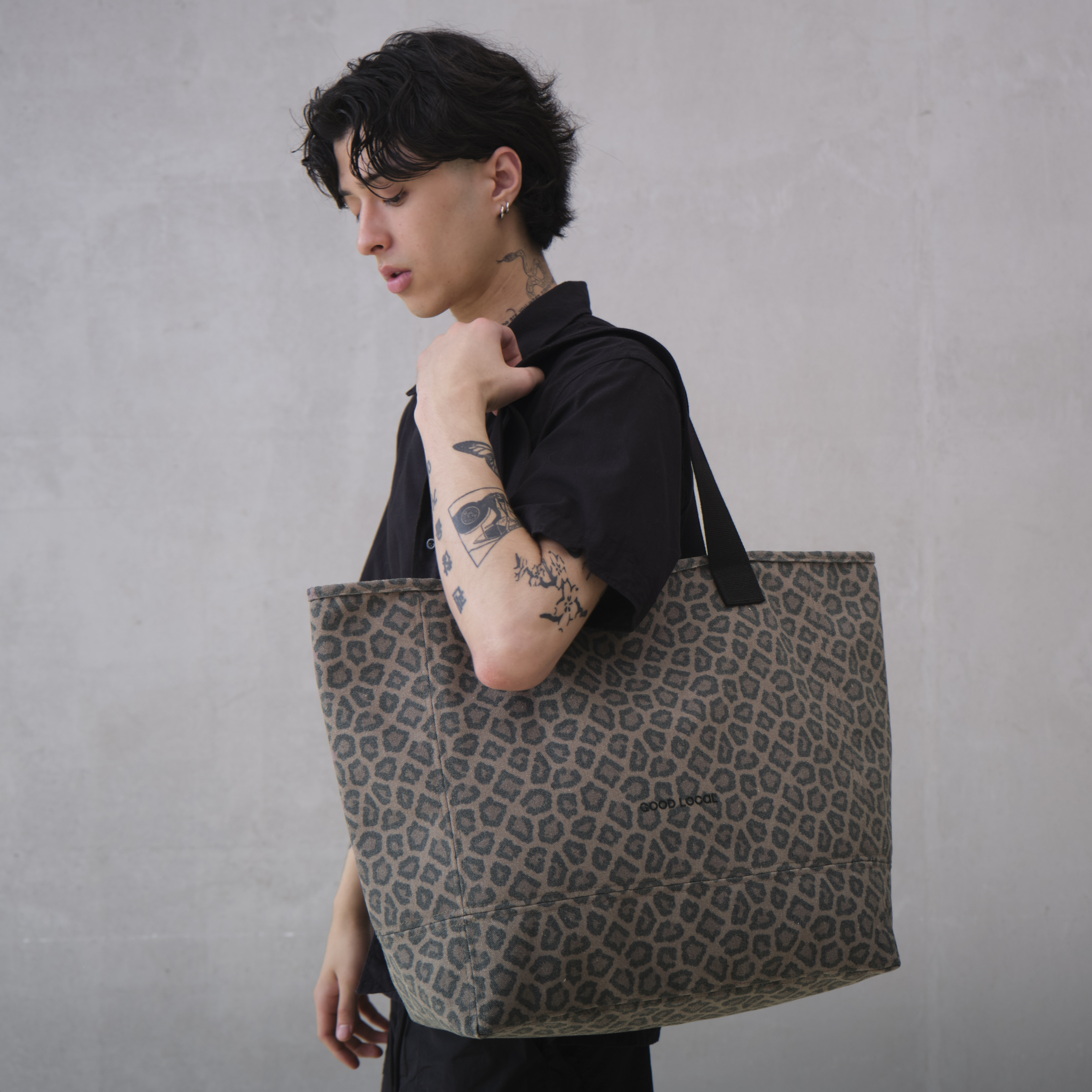 картинка Сумка Shopper Canvas Line Leopard от магазина Good local
