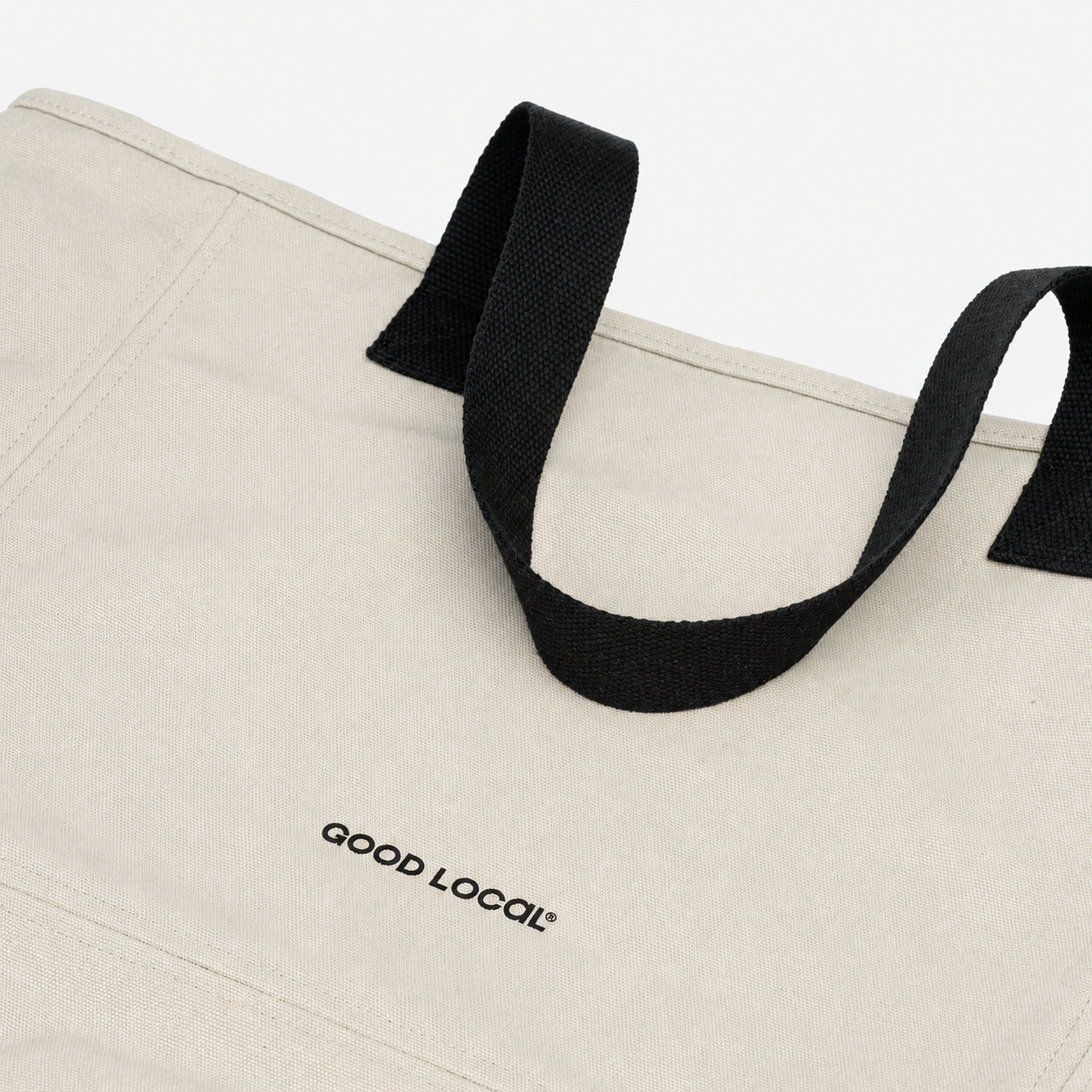 картинка Сумка Shopper Canvas Line Beige Lite от магазина Good local