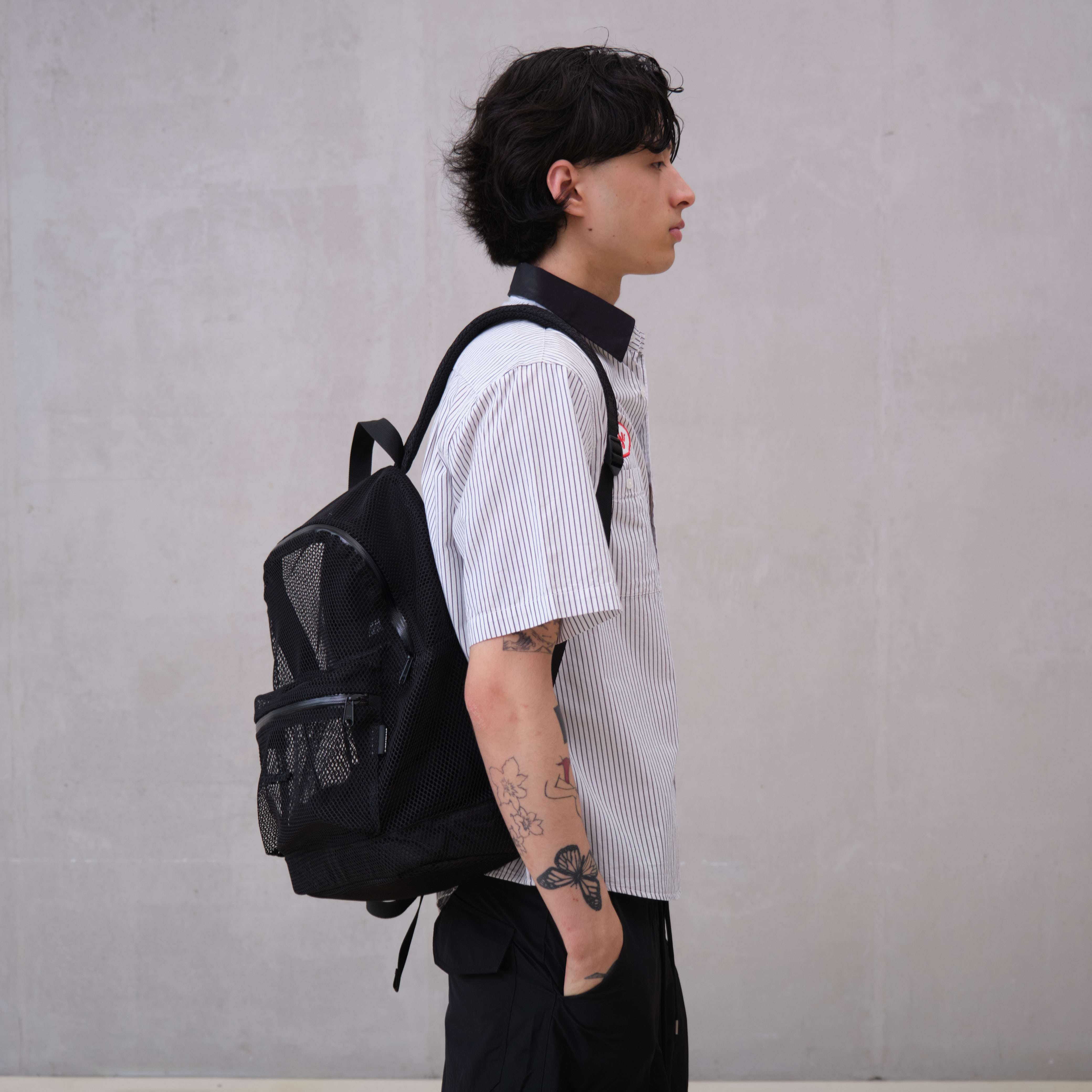 картинка Рюкзак Daypack Mesh Line Black от магазина Good local