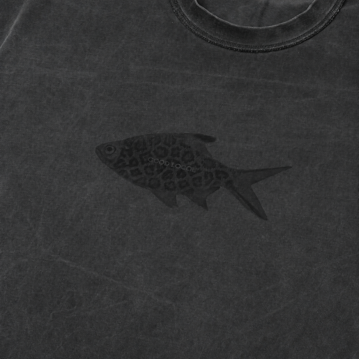 картинка Футболка T-shirt Canvas Line Gray Leopard Fish от магазина Good local