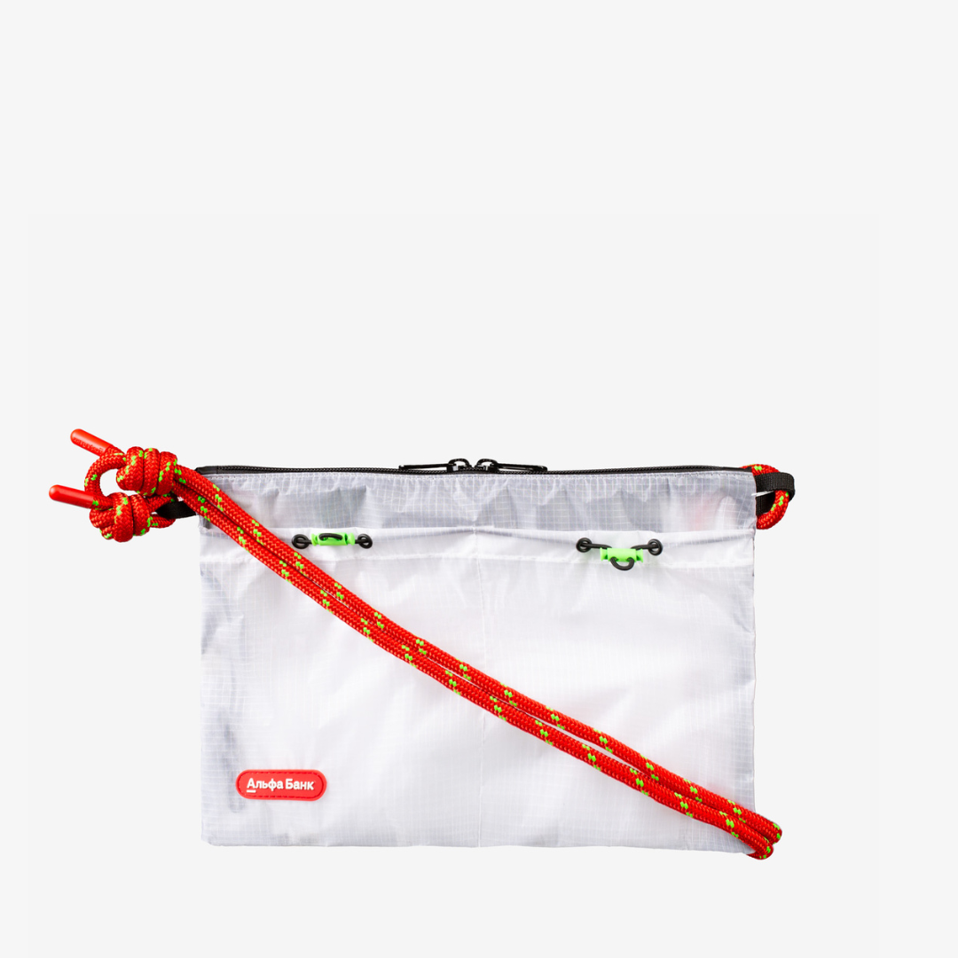 картинка Crossbody Tech White Alfa Bank от магазина Good local