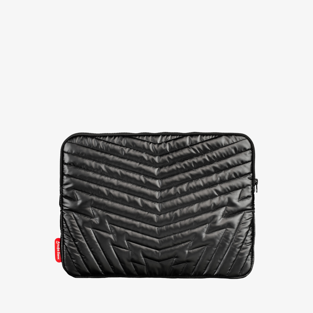 картинка Laptop Сase Puff Matte Black Alfa Bank от магазина Good local